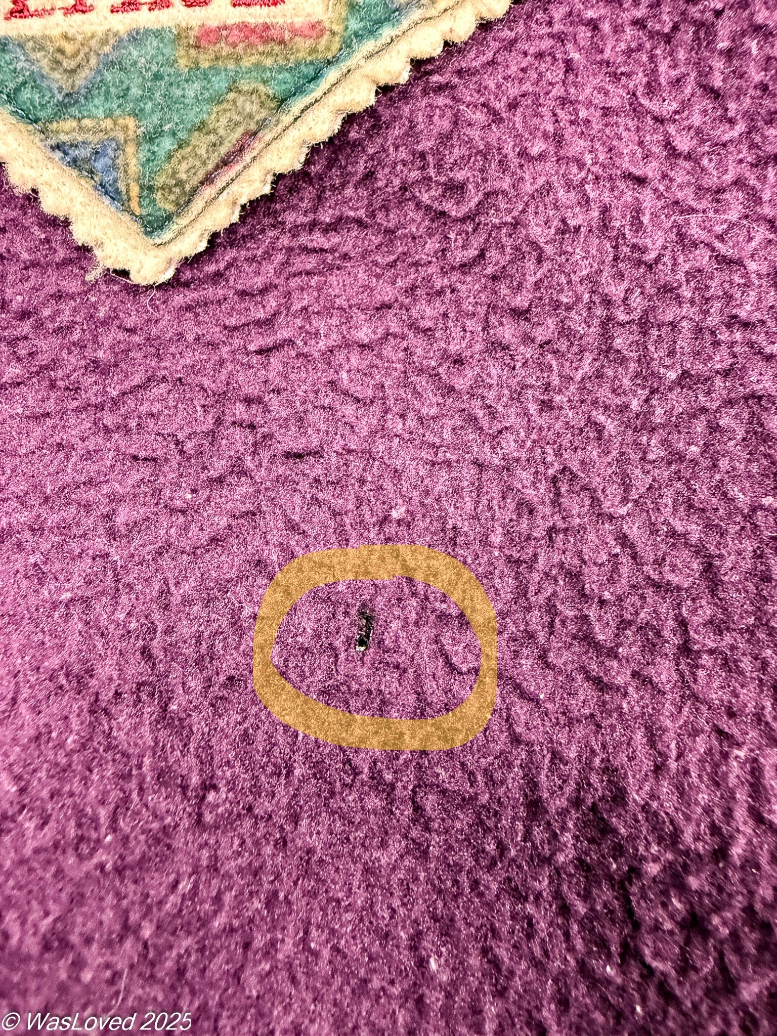 Pre-worn Royal Ship Co Purple Panelled Fleece – 64cm Pit-to-Pit – Polyester – Unisex XXL Fit. Please read below for condition.