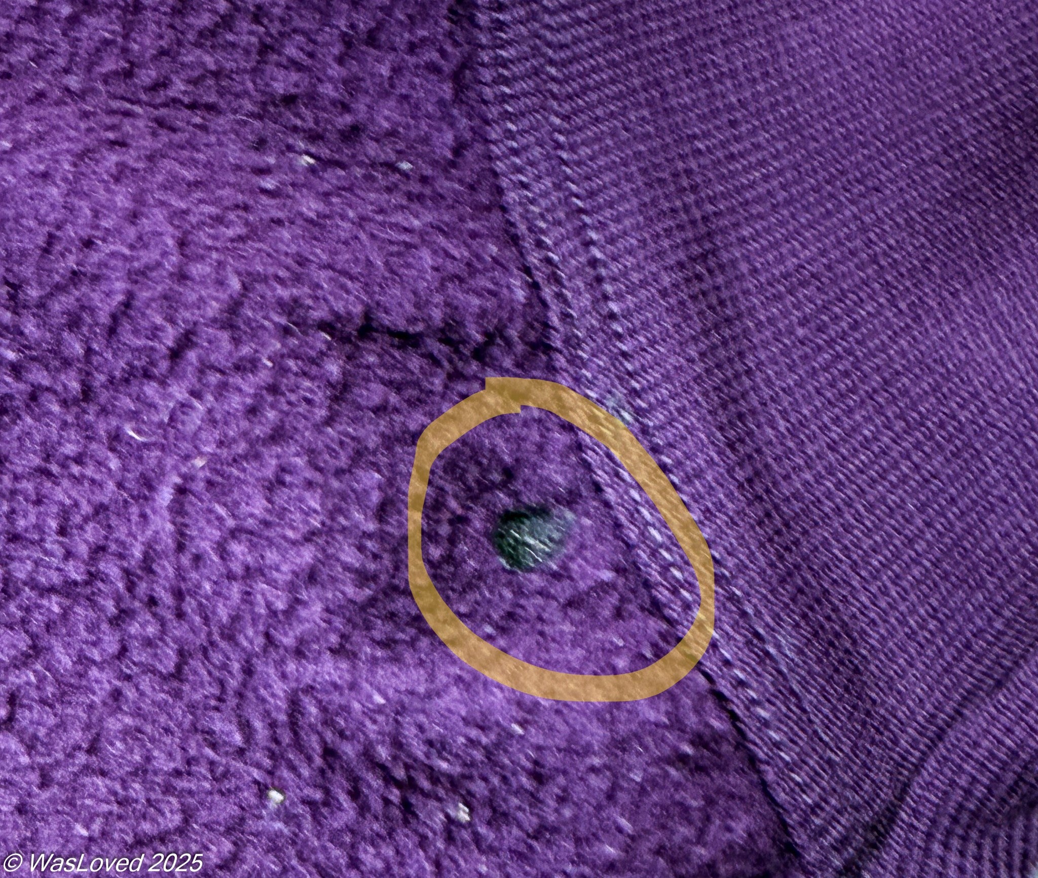 Pre-worn Royal Ship Co Purple Panelled Fleece – 64cm Pit-to-Pit – Polyester – Unisex XXL Fit. Please read below for condition.