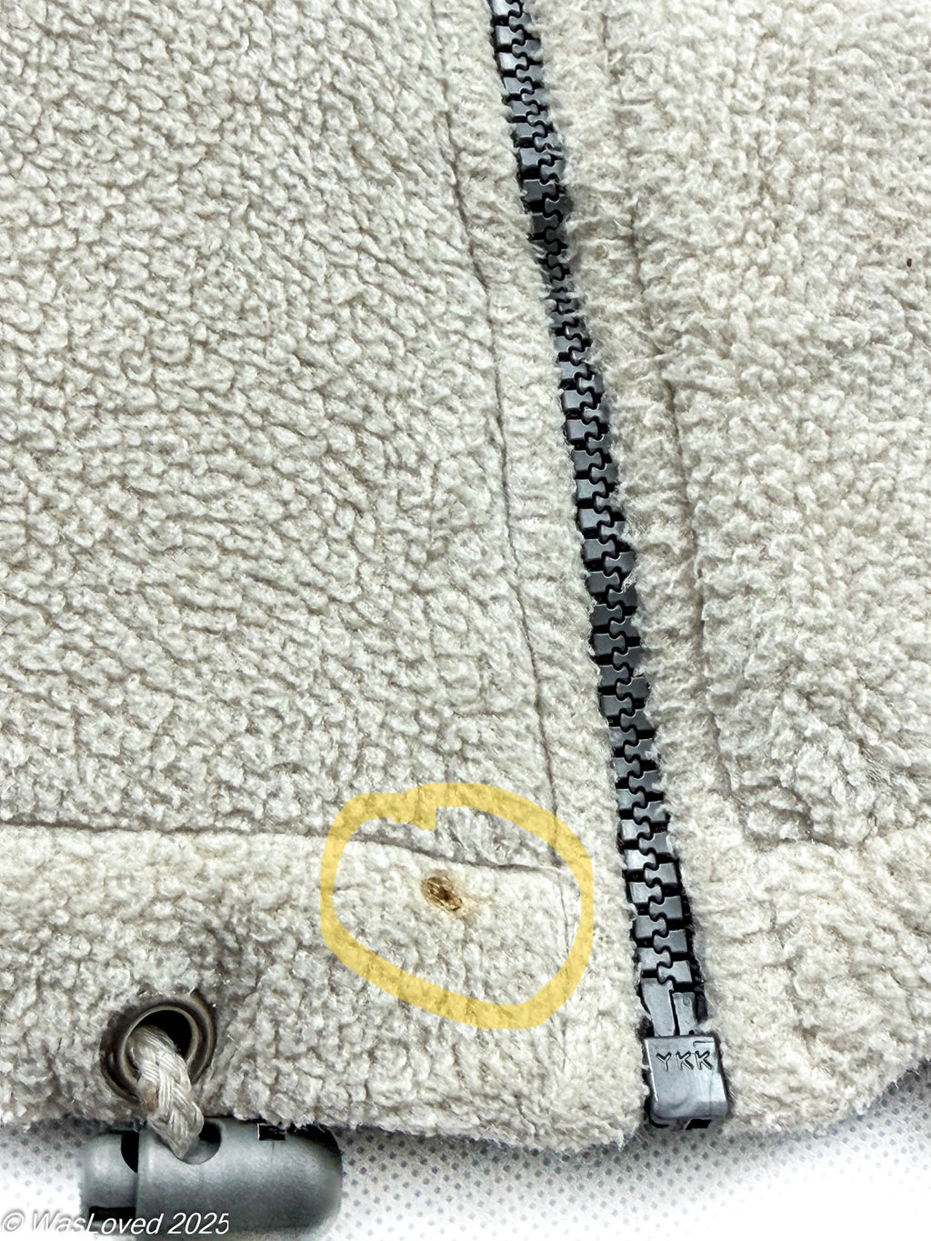 Pre-worn FUS Europ Polartec Patterned Fleece Jacket – Unisex XL (Based on Measurements) Please read below for condition.