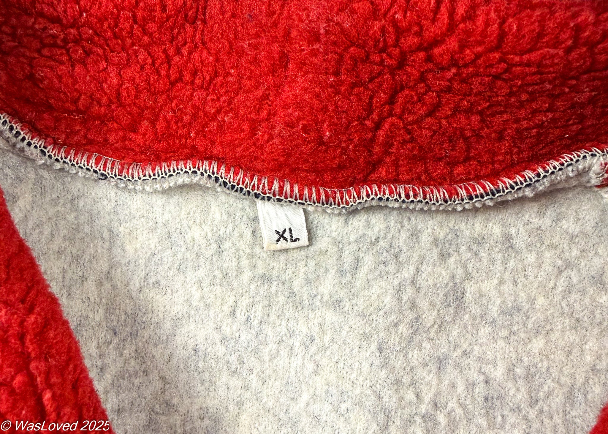 Pre-worn BRG Off The Board Color-Block Sherpa Fleece - Large