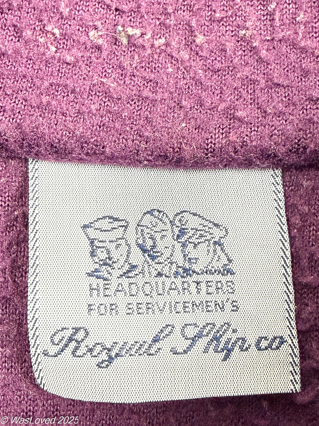 Pre-worn Royal Ship Co Purple Panelled Fleece – 64cm Pit-to-Pit – Polyester – Unisex XXL Fit. Please read below for condition.