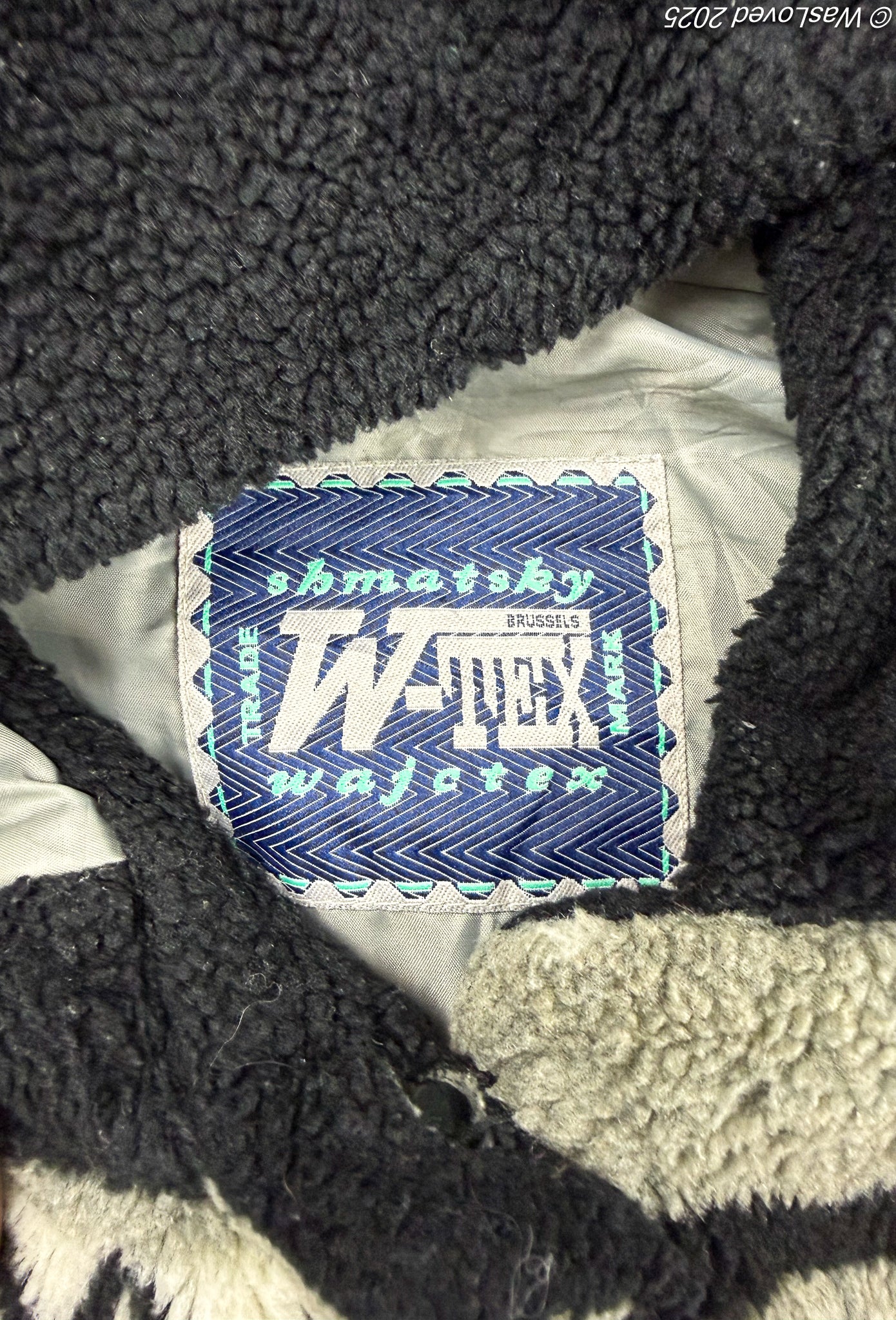 Pre-worn Men’s/Women’s Unisex Heavy Fleece Jacket – Grey/Black Pattern – Unisex 4XL (Based on Measurements). Please read below for condition.