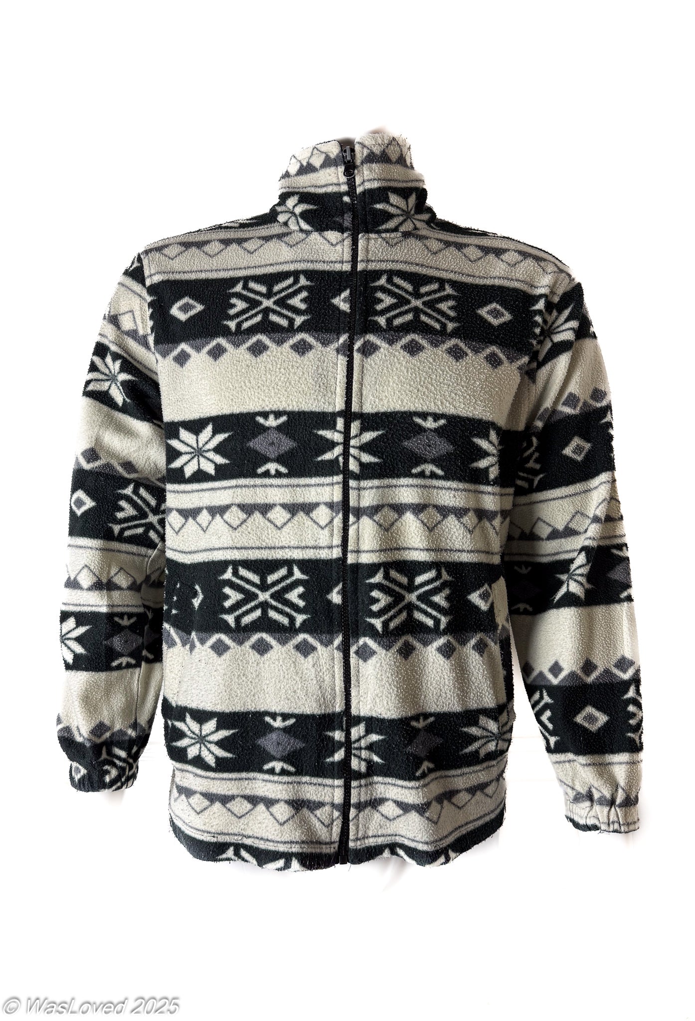 Pre-worn Moda Y&M Nordic Snowflake Patterned Fleece - XXL