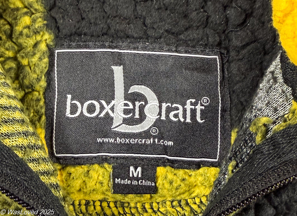 Pre-worn Boxercraft Iowa Hawkeyes Buffalo Plaid Sherpa Fleece - Medium