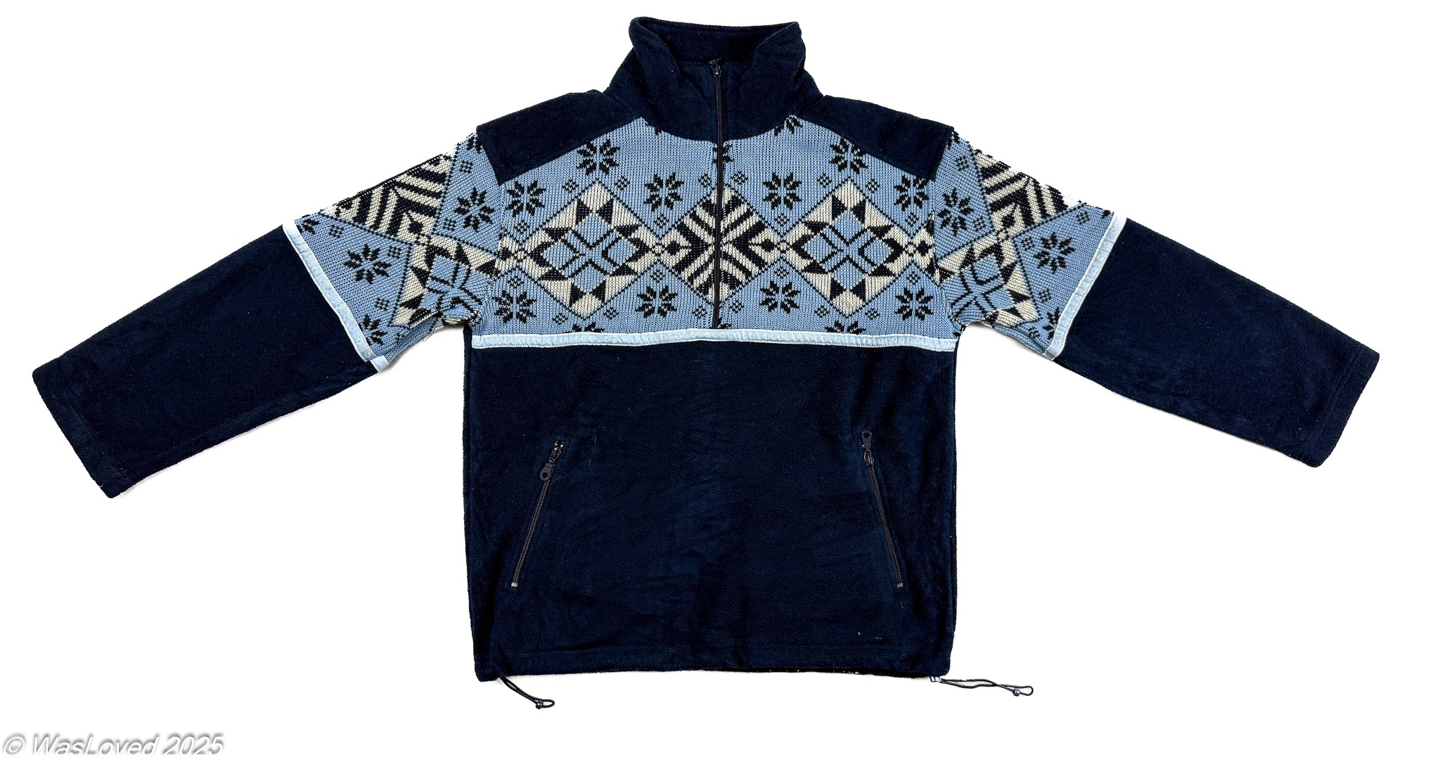 Pre-worn MANA Technical Norwegian Pattern 1/4 Zip Fleece